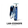 Essentials Lanyard - French Retro Blue